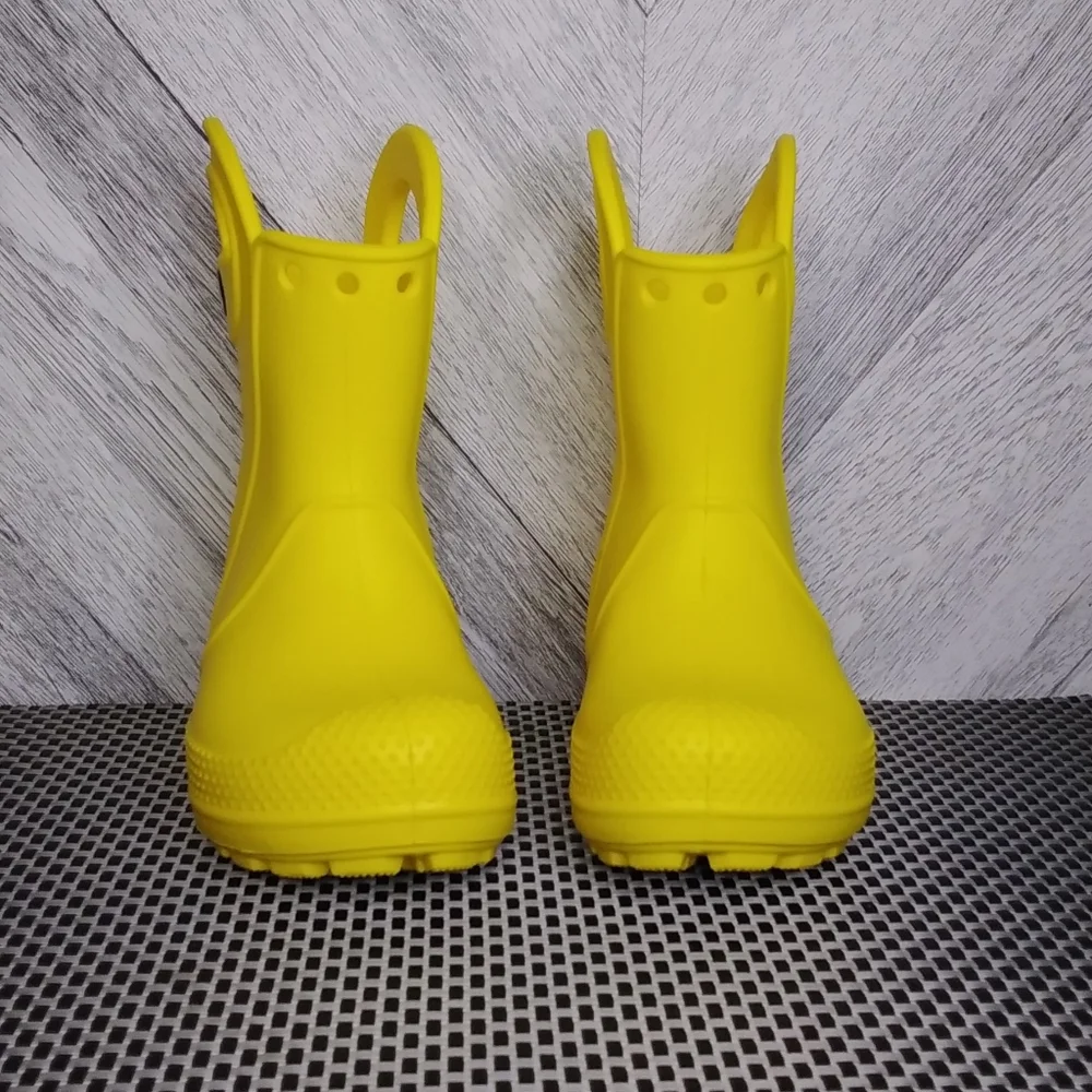 CROCS Kids Yellow Rain & Snow Boots